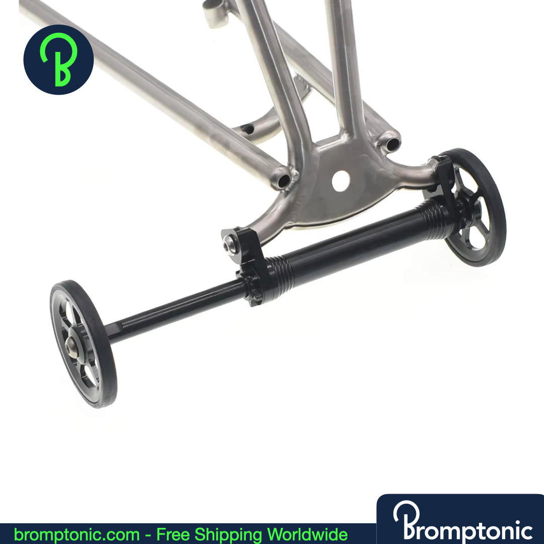Brompton Easy Wheel Extension Rod - AC Line & PT Line | Varilla, Ruedas o Juego Completo