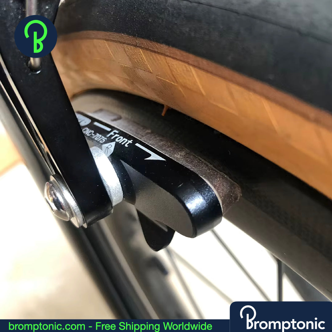 Pastillas de freno Brompton - Zapatas de recambio para llantas de aleación y carbono (2 pares)